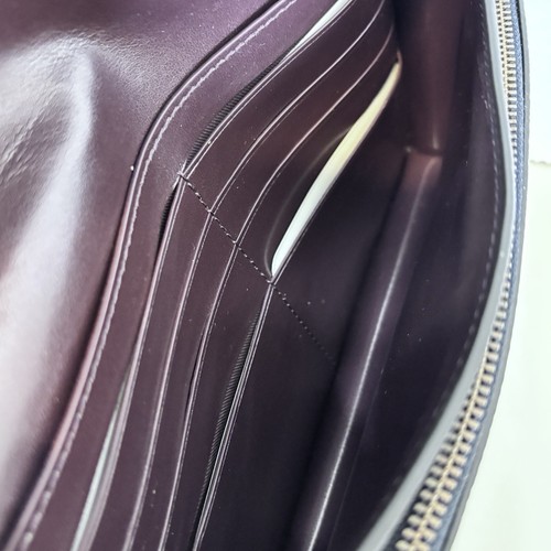 Coach Hayden Foldover Crossbody Clutch Rivets MIDNIGHT NAVY Pebble Leather NEW - Picture 11 of 12