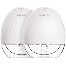 Horigen 2267A Double White Electric Wearable Breast Pump