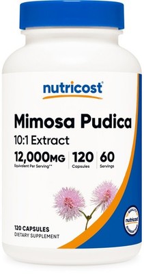 Nutricost Mimosa Pudica Seed 10:1 Extract (120 Capsules, 60 Servings) - Non-GMO