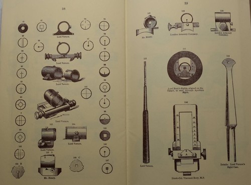 MANUAL OF RIFLING AND RIFLE SIGHTS Viscount Bury. Victorian Shooting - Picture 4 of 7