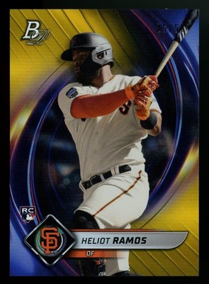 Heliot Ramos /50 2022 Bowman Platinum Gold #35 Rookie RC San Francisco Giants