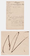 Napoleon Bonaparte Document Signed with a PSA...