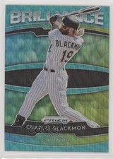 2020 Panini Prizm Brilliance Teal Wave Prizm Charlie Blackmon #B-10 07b0