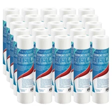 25 Pack Metpure 10" x 2.5" Sediment Water Filter Cartridges 5 Micron PP