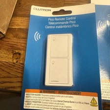 PJ2-2B-GWH-LH01 Pico Remote Control White New Unopened 2 Buttons On / Off