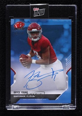 2021 Bowman Next Blue Auto 3/49 Bryce Young #3B Auto 02d2
