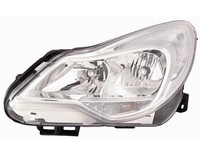 Scheinwerfer Links Opel Corsa 2011-2014 MIT Chromiertem Rahmen