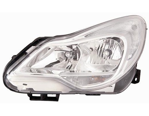 Scheinwerfer Links Opel Corsa 2011-2014 MIT Chromiertem Rahmen-image