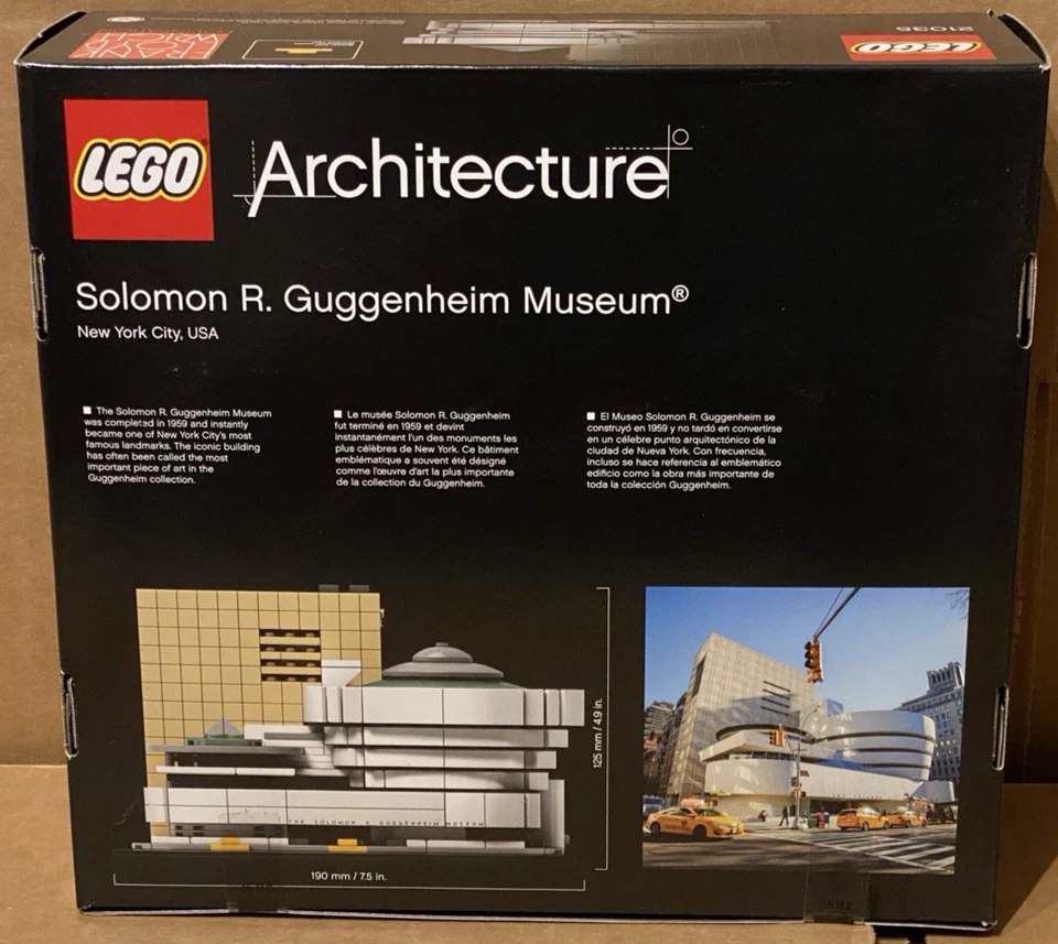 LEGO Architecture 21035 Guggenheim Museum NEW Sealed Retired Set – Perfect Gift! - Image 2 of 4