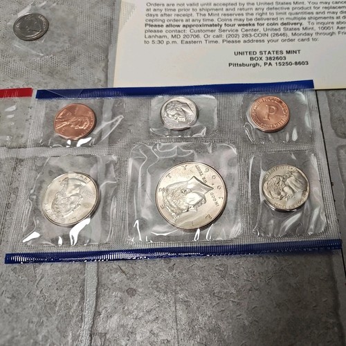 1996 Uncirculated Coin Set U.S Mint Original Government Packaging OGP - Picture 3 of 12