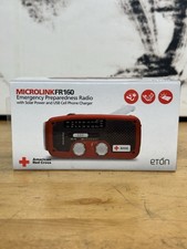 NEW Eton MicroLink FR160 Emergency Preparedness Radio Solar USB NOAA Crank NIB
