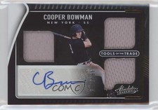 2022 Absolute Tools of the Trade 3 Swatch Signatures Cooper Bowman Auto 0hw6
