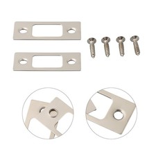 Protect Your Home or Office with Deadbolt Strike Plate Back Plates (2pcs