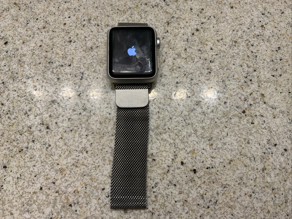 Apple Watch Series 1 38mm Rose Gold Aluminum Case with Pink Sand Sport Band... - Image 4 of 4