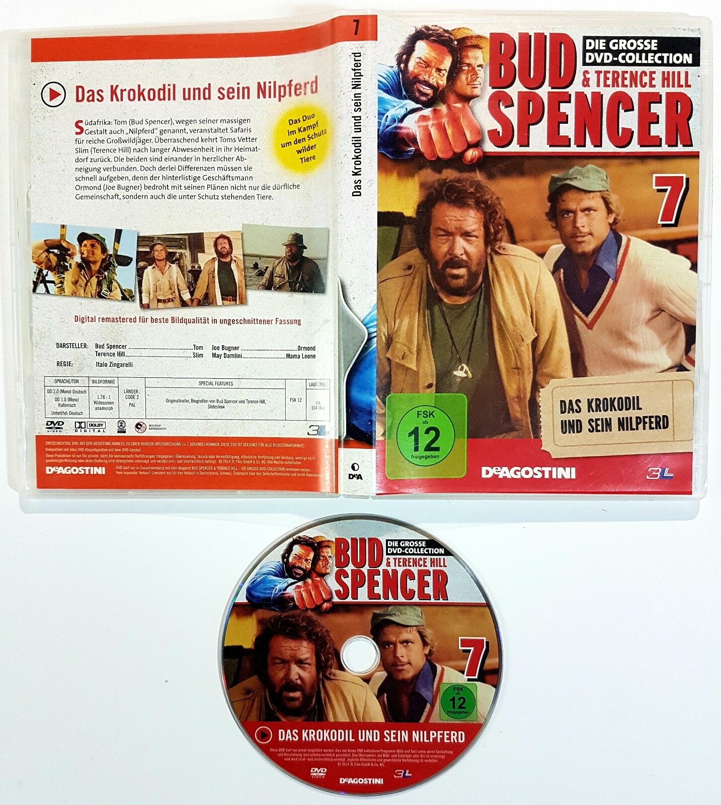 DVD Bud Spencer/Terence Hill THE CROCODILE & HIS HIPPO in original packaging ...