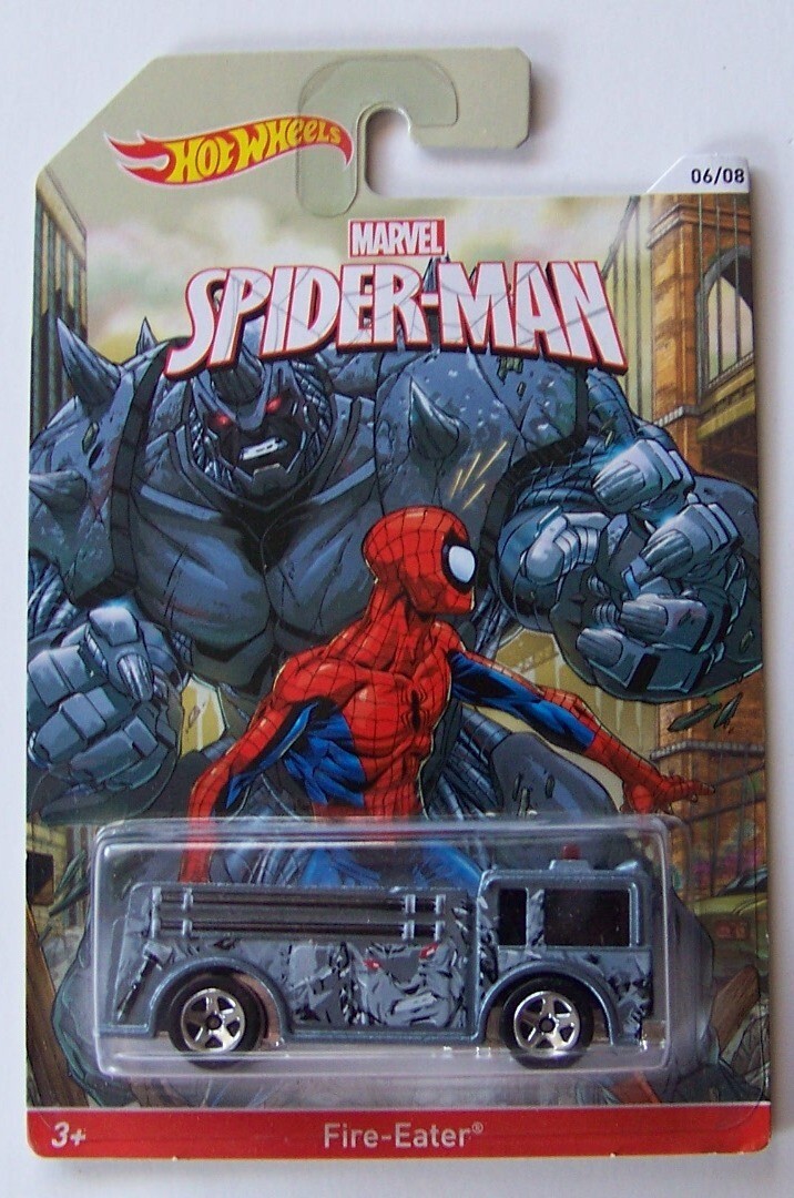 2014 Hot Wheels Marvel Spiderman Street Creeper - 1:64 Scale Die-Cast Car (Style 01/08) - View #8