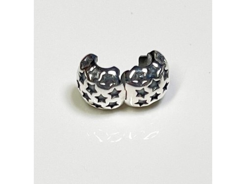New 100% Genuine Authentic Pandora Star Clip Stardom Sky Charm 790851 Retired - Picture 4 of 7