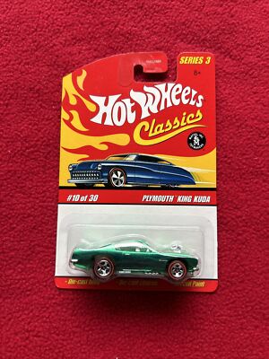 ミニカー Hot Wheels Classics Plymouth King Kuda Hot Wheels Classics Series 3 #10/30 Plymouth King Kuda Dark Blue