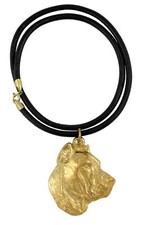 Presa Canario, Canary Dog, Dogo Canario - Dog Collar, Gold-Plated Pendant