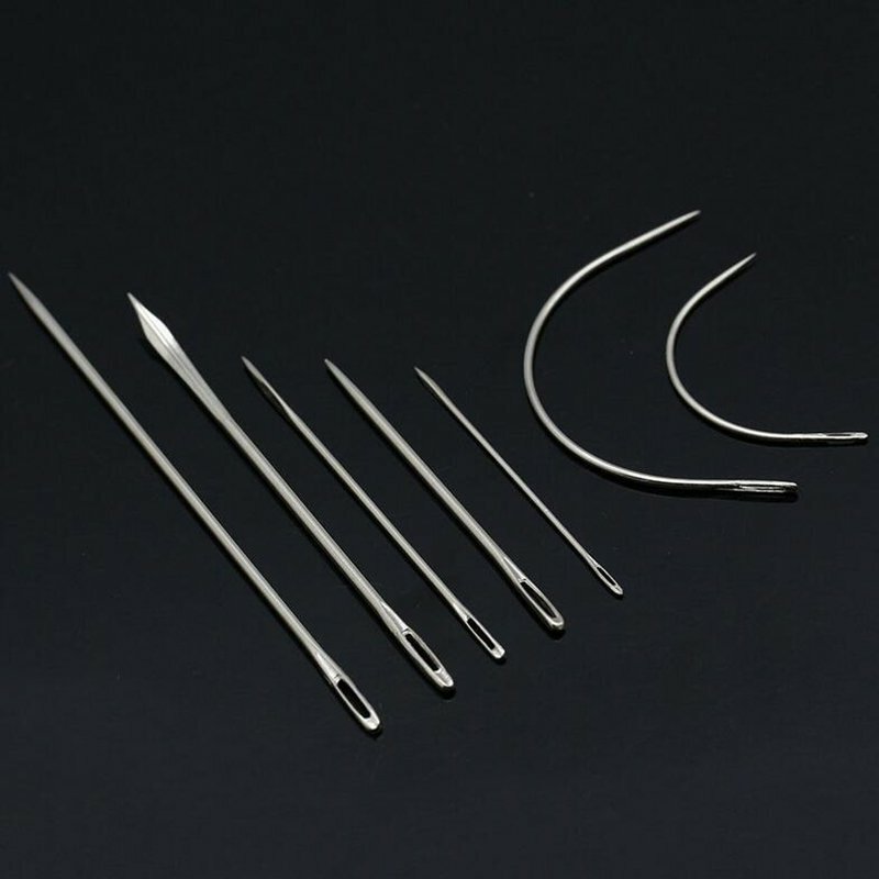 14pcs Upholstery Needles Set Sewing Kit Curved Sewing Leather Canvas