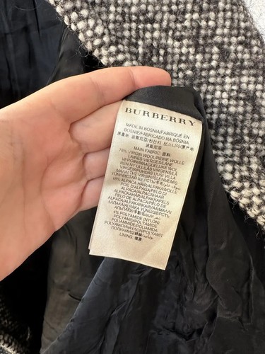 Burberry alpaca Women's blend peacoat - Picture 4 of 7