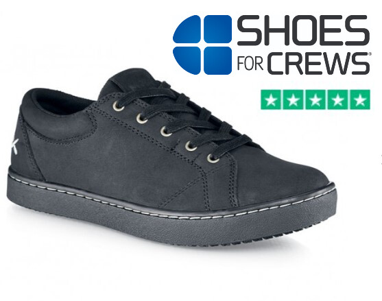 black waitress shoes