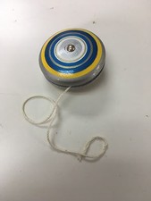 TRADITIONAL HAND PAINTED WOOD , ORIGINAL YOYO , MEXICAN TOY , BRIGHT COLORS