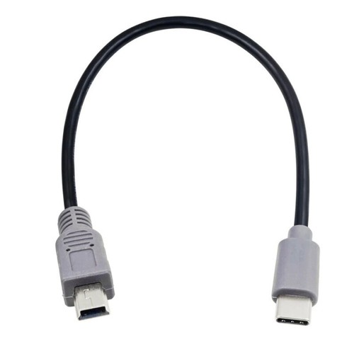 USB C Male to Mini B Male Data Convertor OTG Cable - Picture 5 of 5