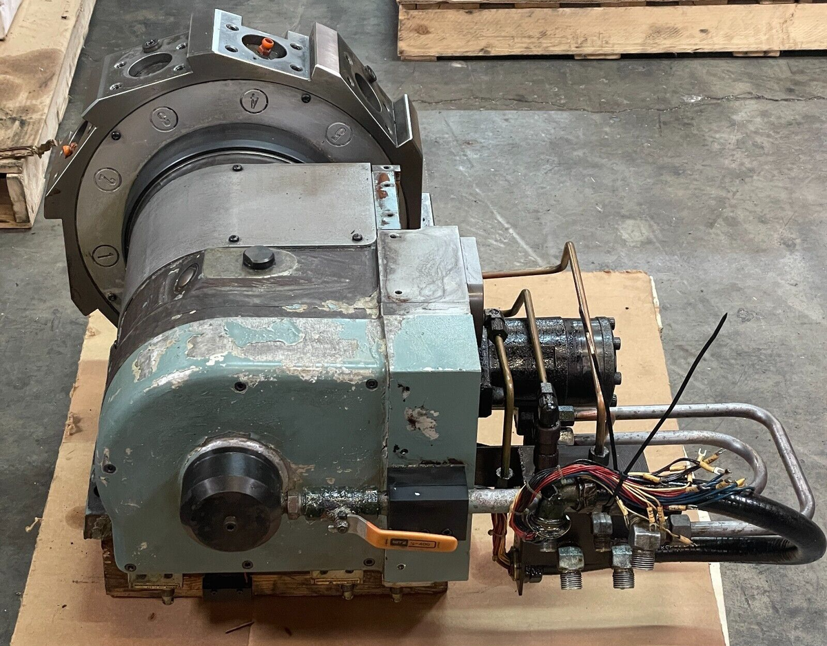 MORI SEIKI SL-2 CNC LATHE TURRET ASSEMBLY WITH ORBMARK MOTOR ORB-H