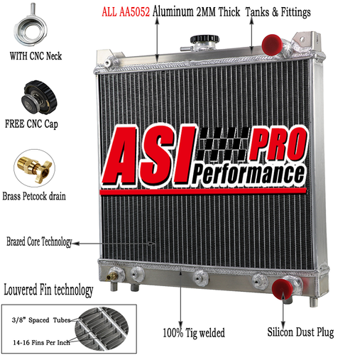 3Row Radiator For 1998-2019 Suzuki Jimny SN413 Hardtop M13A G13Bb 2 Dr ...