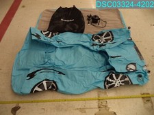 ROMPICO Portable Racecar Toddler Bed Air Mattress with 4 Sides for Kids