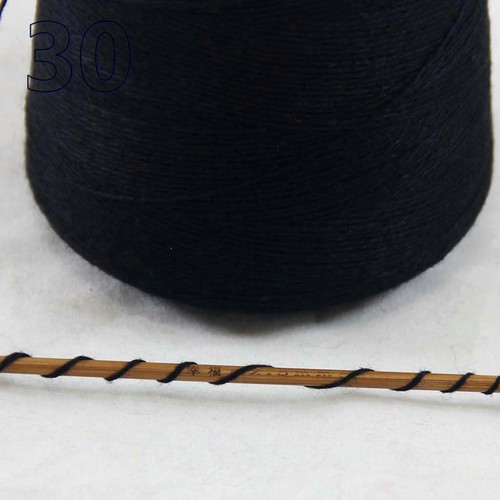 NEW Luxurious Soft 100g Mongolian Pure Cashmere Knitting Cone Yarn Black - Picture 5 of 21