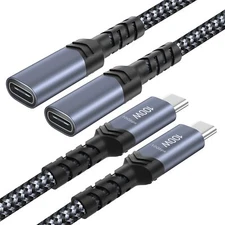 Besgoods USB C Extension Cable 3ft USB C Male to Female Extender USB 3.2 100W...