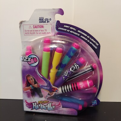NERF Rebelle 12 Dart Refill A4742 - Girl Colors