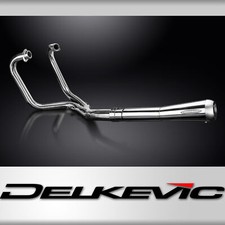 Honda CX500 C Custom Deluxe 78-81 Echappement 2-1 Silencieux A Cone Inverse Inox