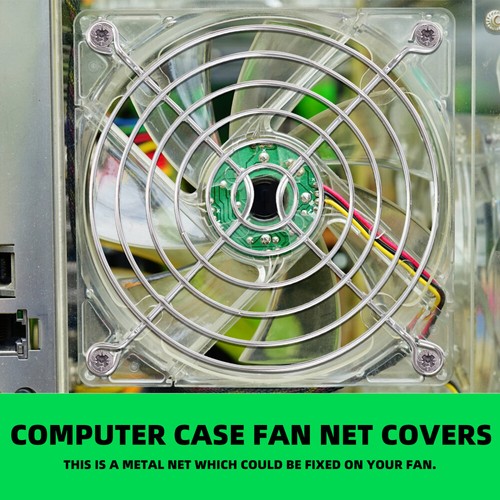 10 PCS Fan Protection Net Baby Computer Case Cooling Covers - Afbeelding 11 van 12