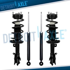 Front Struts Coil Spring Assembly Rear Shock Absorbers for 2011-2013 Ford Fiesta