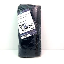 The Rag Company Black 16 x 27 In Premium Microfiber Terry Drying Towels 6 Pack