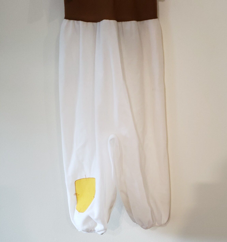 Vintage Disney Aladdin Halloween Costume Boys Size 4-6 Jumpsuit With Fez Hat 90s - Picture 10 of 12