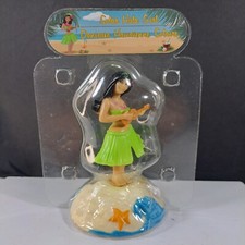 Solar Dancing Hula Girl Guitar Motion Animated Bobble Head Figure Toy Car Dash