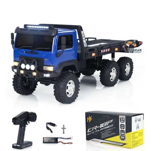 CR18P Flatbed Truck 6x6 RTR RC Rock Crawler 1/18 Off-Road Truck 2-Speed Lights - Picture 5 of 24