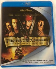 Disney Pirates of the Caribbean The Curse of the Black Pearl Blu-Ray