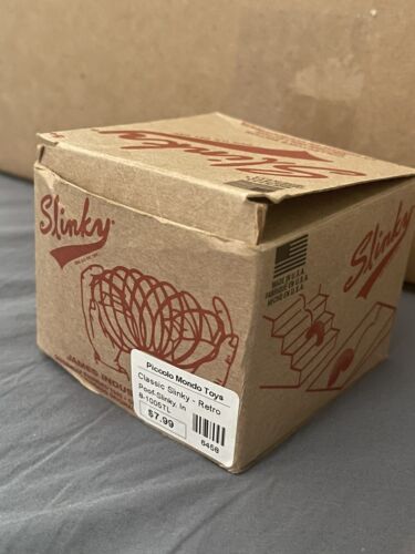 Slinky Toy Retro Metal Original Box By Alex Brands Collectors Edition - Picture 1 of 5