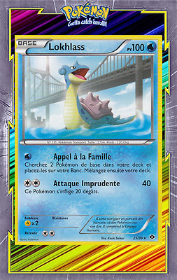  Lokhlass - NB04:Zukünftige Schicksale - 25/99 - Französische Pokemon Karte