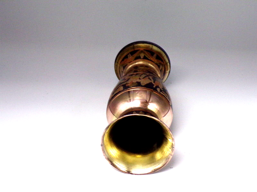 Vintage Brass Egyptian Decorative Vase - Picture 3 of 5