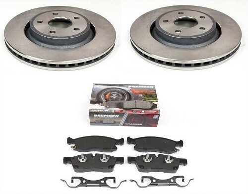2X BREMSSCHEIBE VORNE PASSEND FÜR DODGE DURANGO JEEP GRAND CHEROKEE 11
