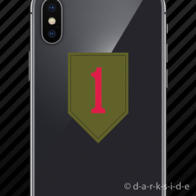 (2x) 1st Infantry Division Cell Phone Sticker Div The Big Red One ...