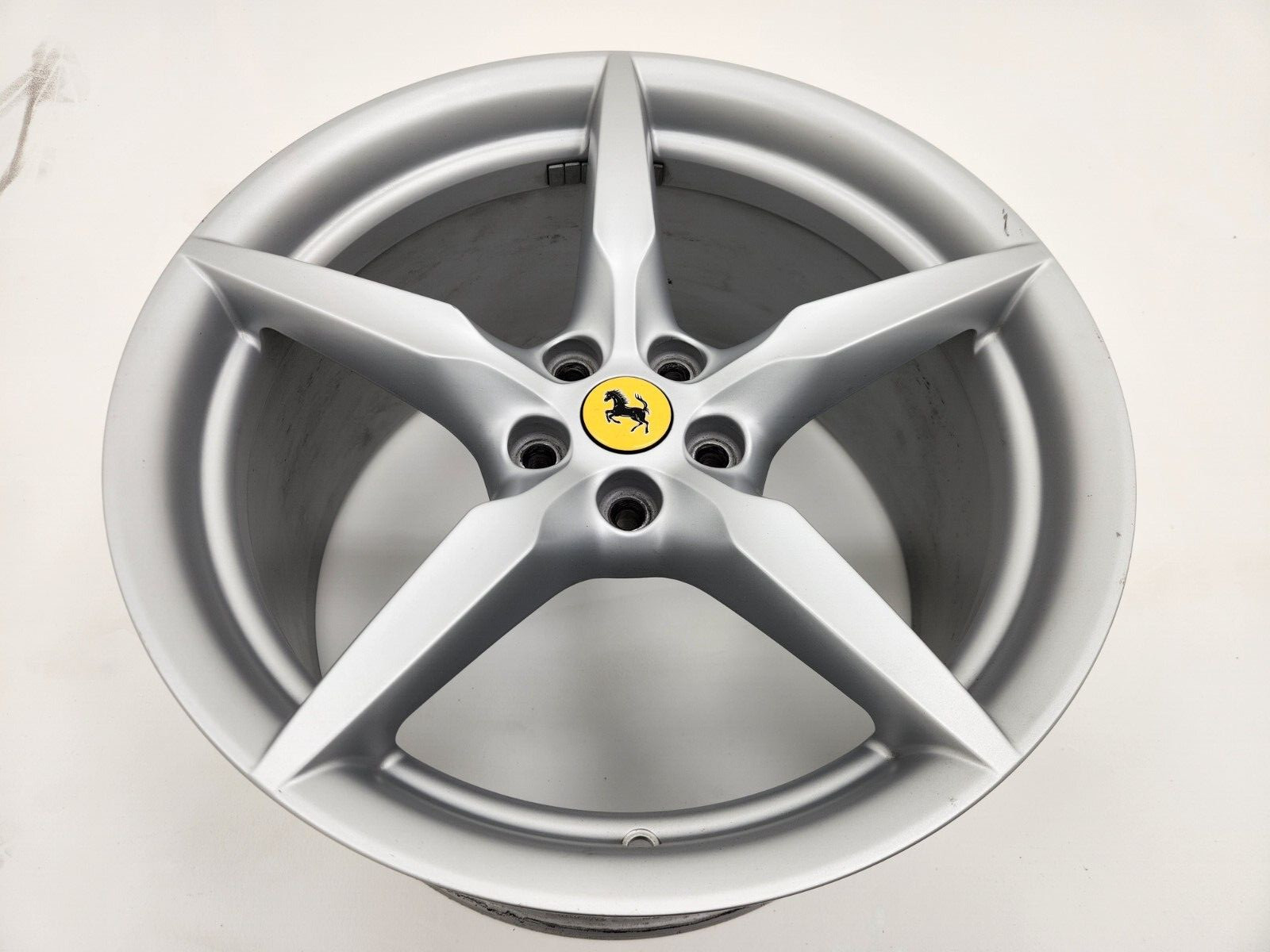 Ferrari 488 GTB 20 Inch 20 x 11 Original Wheel F8 Rim 2017 2018 2019 OEM Silver