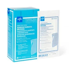Sterile Adhesive Surgical Dressing, 8" x 6" with 8" x 3" Pad, Each