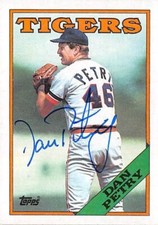 Dan Petry autographed Baseball Card (Detroit Tigers) 1988 Topps #78